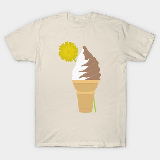 Dandelion's Chocolate and Vanilla Swirl T-Shirt by veyda92